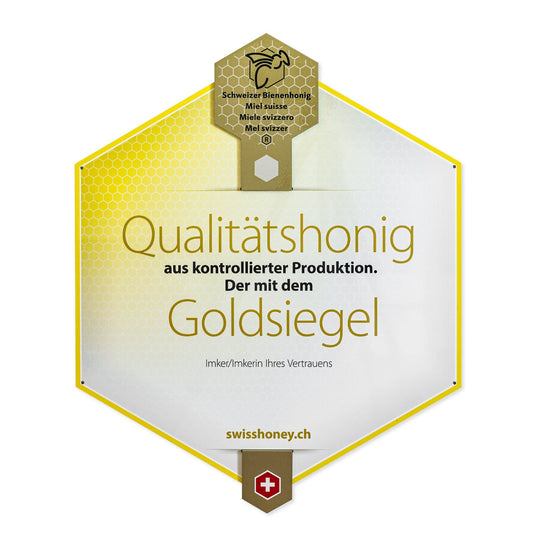 Goldsiegel von Apisuiss